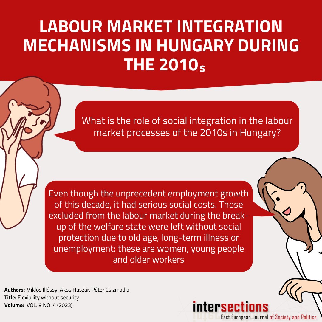 #MakeAcademiaAvailableForAll 🔍💼 Wondering how Hungary's labor market shifted in the 2010s and why some feel left behind by the government? 🇭🇺 Click the link below to delve deeper: intersections.tk.mta.hu/index.php/inte…