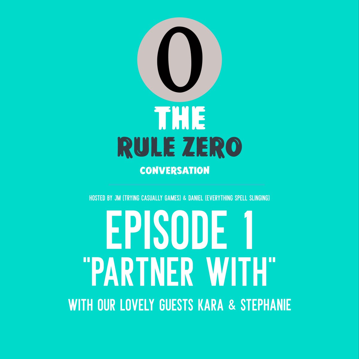 It's such a exciting day!

Months scheming together with my brother from another mana <a href="/TryingCasual/">Trying Casually Games</a>. And now its here! 

Tonight at 6PM (est). The inaugural episode of our new Podcast "The Rule 0 Conversation" comes out on <a href="/YouTube/">YouTube</a> and <a href="/Spotify/">Spotify</a>! 

Links will follow tonight!