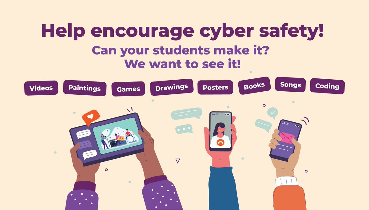 Have you heard? 8 lucky (and talented!) Ontario K-12 students have prizes with their name’s on ‘em – could it be you? Get creative and submit your work in any medium before April 19th! Learn more at cyberchampion.ca #CyberChampion2024