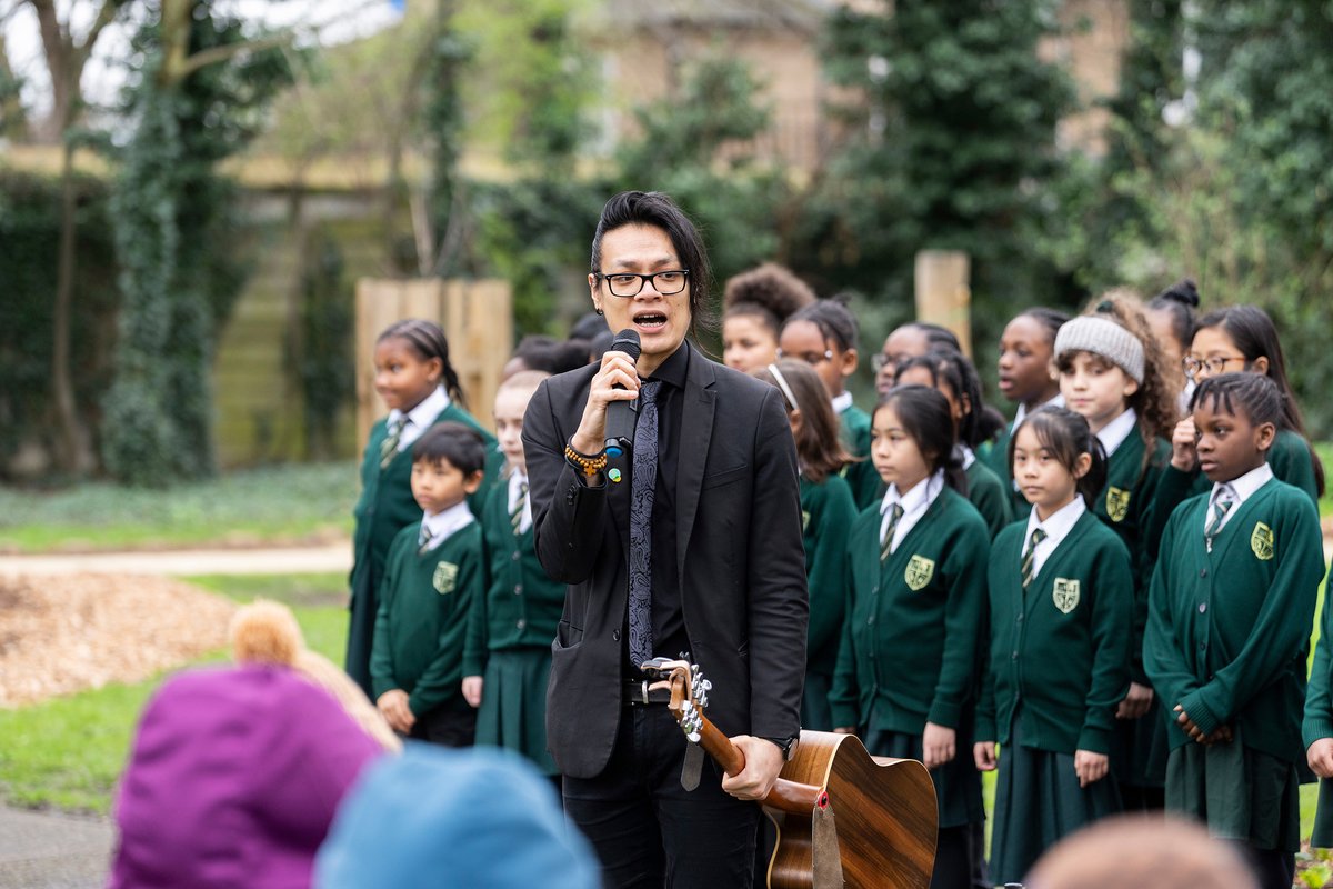 NewhamLondon's tweet photo. Last week a service of reflection was held at our COVID Memorial Garden in Plaistow Park to mark four years since the first lockdown and one year since the garden was opened in 2023. https://t.co/L1JJnxQZYl