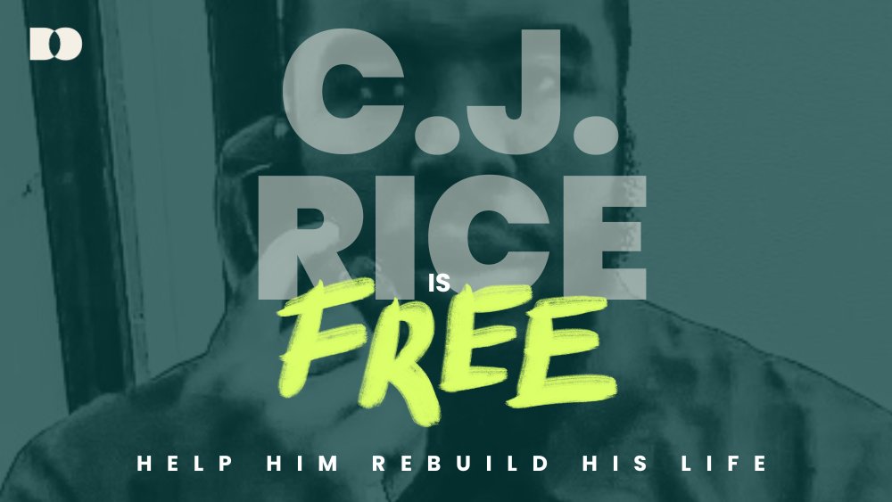 Starting over is hard, but starting over after 13 years in prison for a crime you didn’t commit is impossible without support. C.J. Rice has a second chance at life and needs your help. If you can afford to donate, C.J. would appreciate your help at this GoFundMe co-sponsored by…