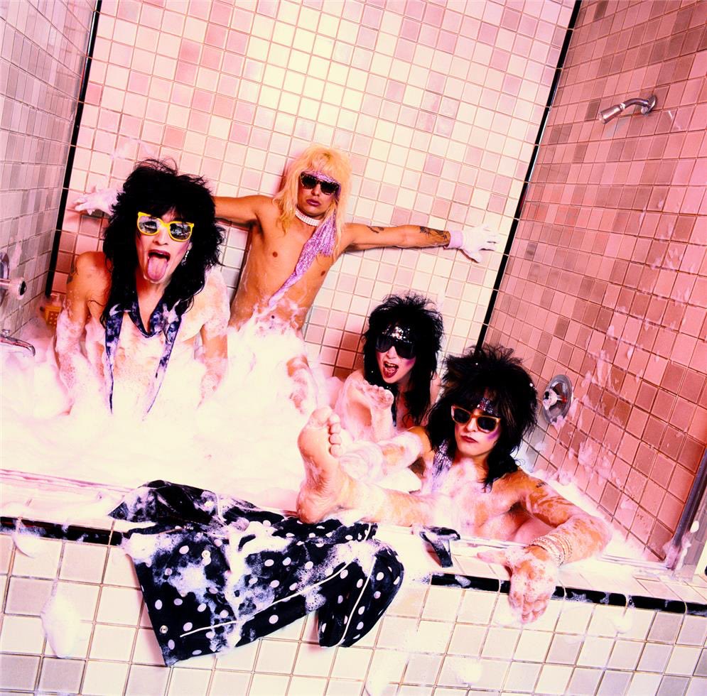 “I think photography is as much about concealing as it is about revealing. The resolution lies in the act of freezing. The thrill is to seize the magic moment.” @motleycrue #ShotByRock in 1986