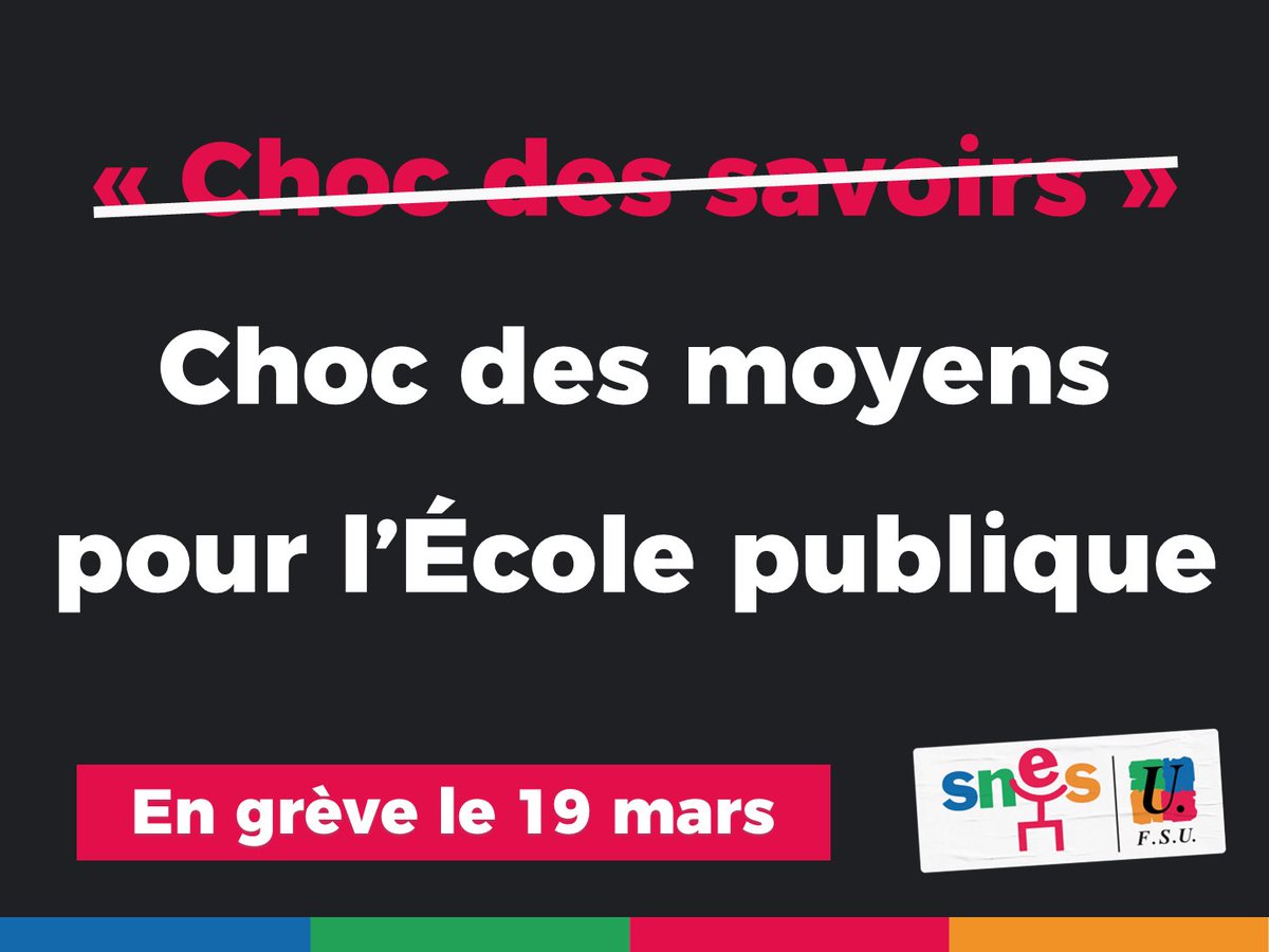 SNES-FSU Bordeaux tweet media