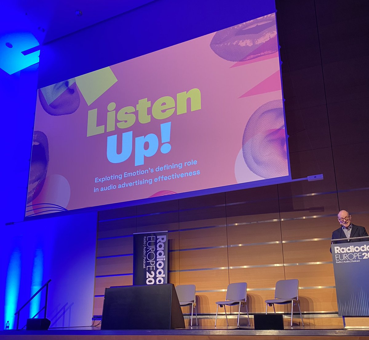 Always insightful <a href="/Radiocentre/">Radiocentre</a> <a href="/mark_barber/">Mark Barber MBE</a> on the value of attention from an advertising perspective &amp; why audio attention needs different thinking #RDE24