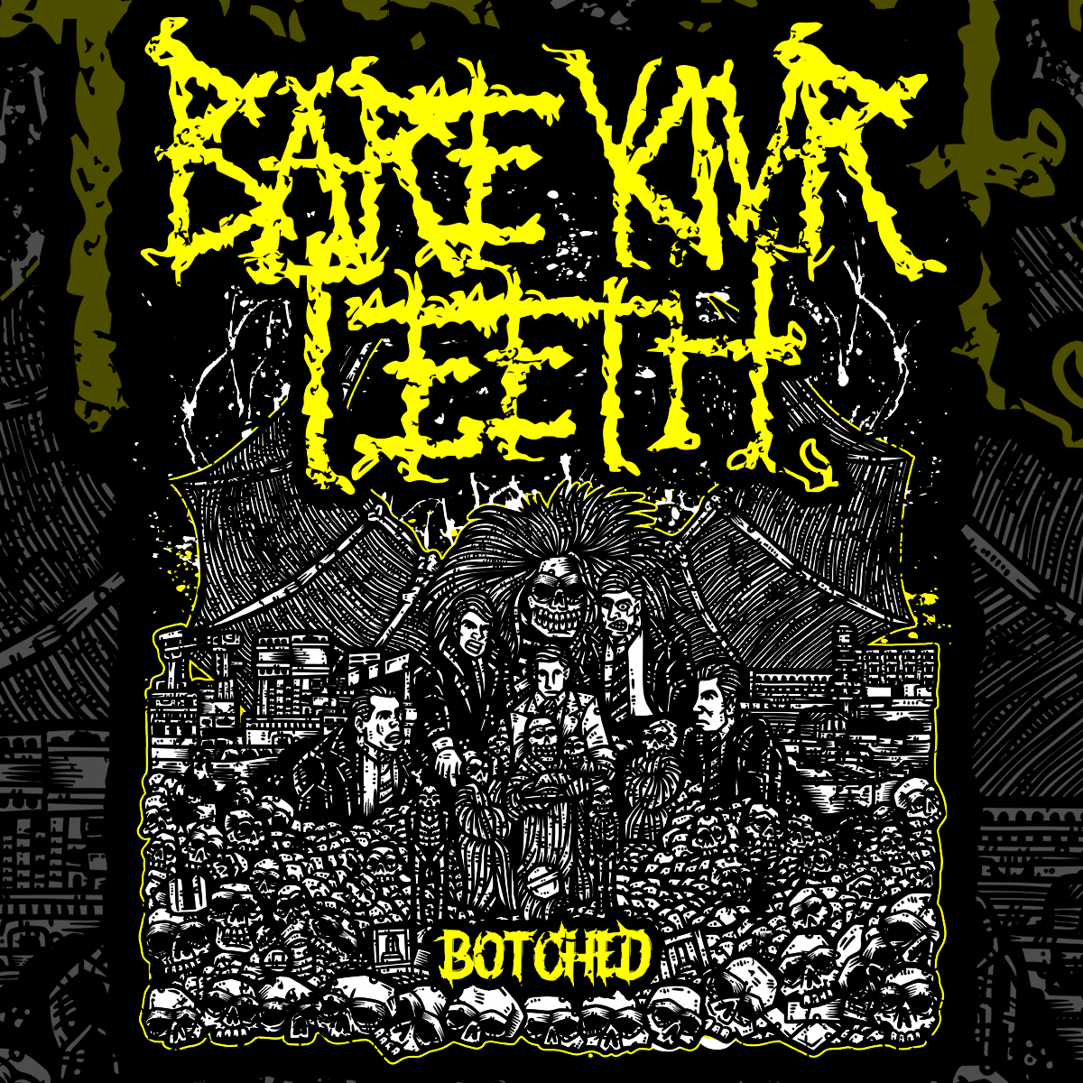 wheniescape's tweet photo. made the rad design for Bare Your Teeth band based upon the famed Napalm Death Scum cover.
#deathmetal #deathmetalart #thrashmetal #heavymetal #metalband #metaltribute #hardcoreband #hardcore #cdart #cdartist #illustration https://t.co/0bDBsX1B98