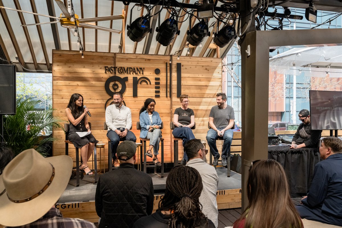 blaiseaguera's tweet photo. It was a pleasure to bring "Who Are We Now?" to Austin for @FastCompany's #FCGrill and #SXSW2024 last week. Thanks to everyone for your kind words after the panel and presentation!
#FCGrill photo by Maggie Boyd. https://t.co/wFEh3PCB8z