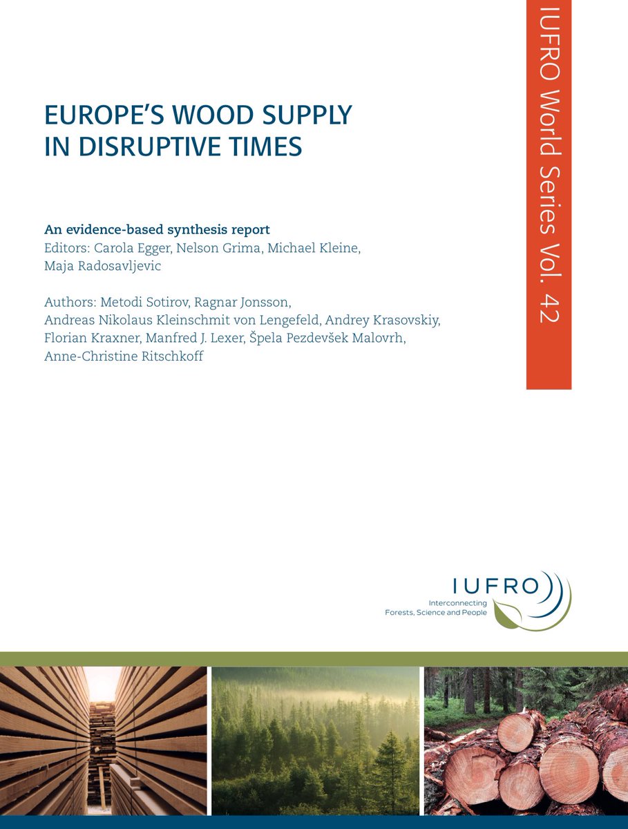 Explore Europe's wood supply in disruptive times with our latest study! teamingup4forests.com/wood-supply-st… 🌳 #Iufro #mondi #teamingup4forests