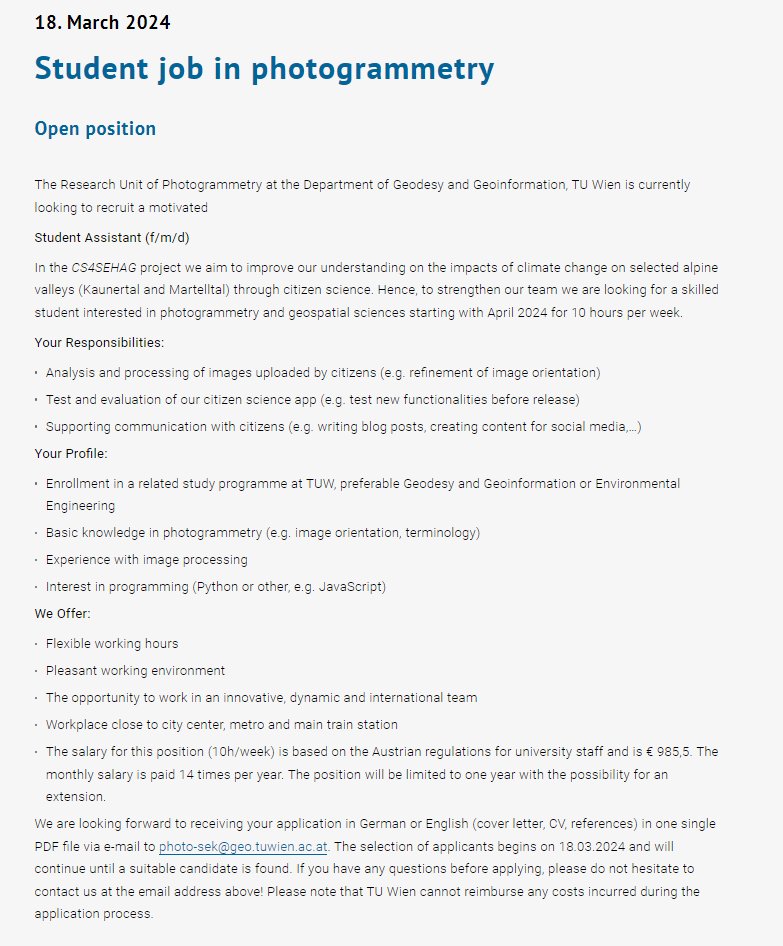 📢 Student job alert! 🌍 Help improve our understanding of climate change impacts in alpine valleys (Kaunertal and Martelltal) through citizen science! 🏔️🔬 Apply now! 

👇👇👇

tuwien.at/en/mg/geo/news…