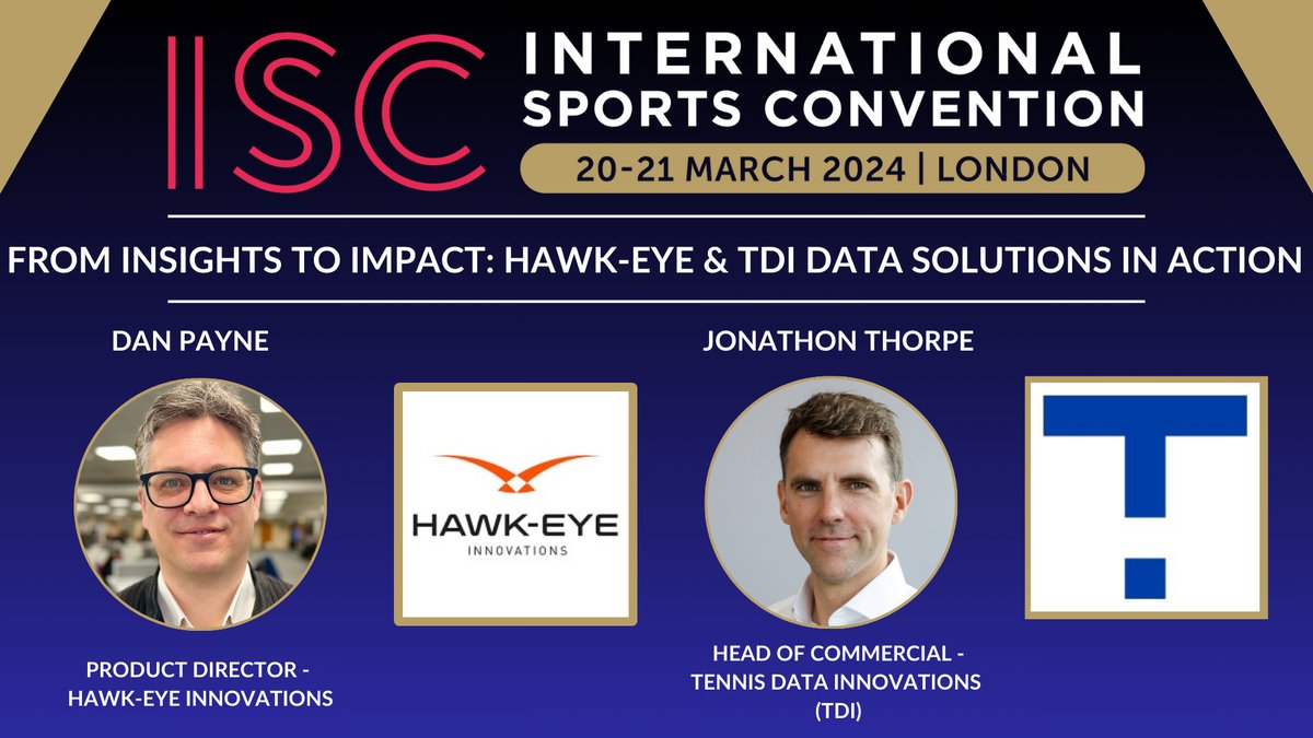 We’re taking to the stage at @ISCBiz!

Join us on a panel discussing new innovative applications through sports data, along with our partners from @TDI

📍Tottenham Hotspur Stadium

📅20th March

🕥10:30am

#ISCLondon #ISCLondon2024