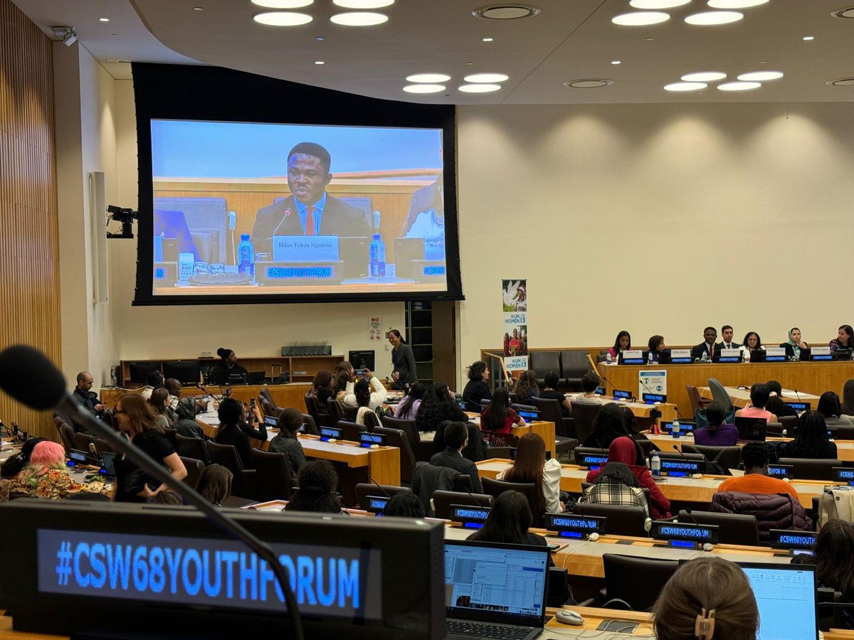 From the 15-17th March was the Youth Forum at the @UN_CSW, this has been a moment for us to join other youth leaders from all around the world and reflect on how to localise the agreed conclusions in our communities.

It was also a moment for us to acknowledge the missing voices.