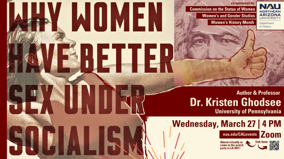 Join us via zoom for this exciting Women's History Month talk by Dr. Kristen Ghodsee!