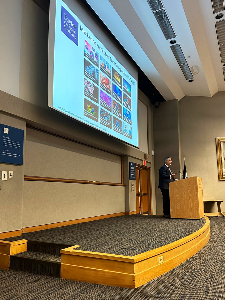 A wonderful keynote address by Joseph Petrosino, Ph.D, “Shaping the Next Generation of Biomedical Innovators.”
#BCMDoM #NancyChangSymposium