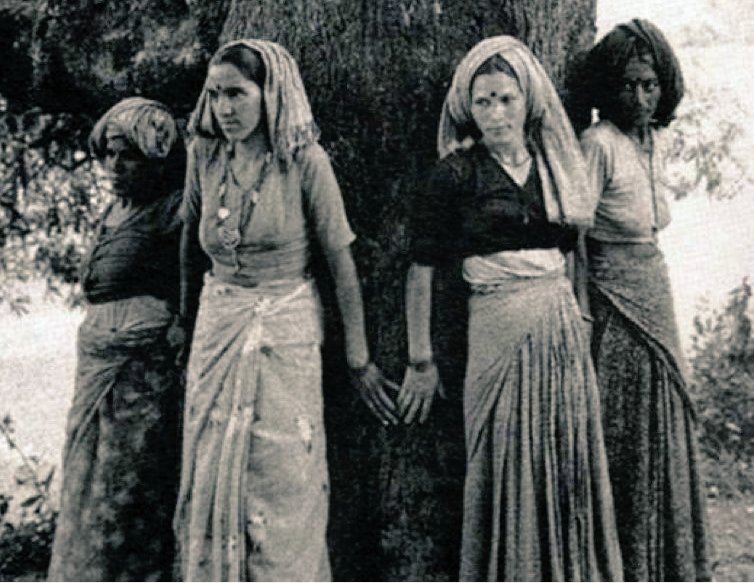 The Chipko Movement,1970s-Indian, mainly women activists who protected local forests from deforestation, a model for ecofeminist activism and environmental movements globally. Relates to the term 'tree huggers' #WomensArt #WomensHistoryMonth