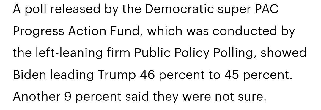 📊 2024 National GE: @ppppolls 🟦 Biden 46% 🟥 Trump 45% — Generic Ballot 🟥 GOP 46% 🟦 DEM 45% — Biden job approval: 39-55 (-16) Trump fav/unfav: 43-50 (-7) — • Progress Action Fund (D) | 837 RV • D34/R34/I32 | 3/12-13 | MoE: ±3.4% thehill.com/homenews/campa…