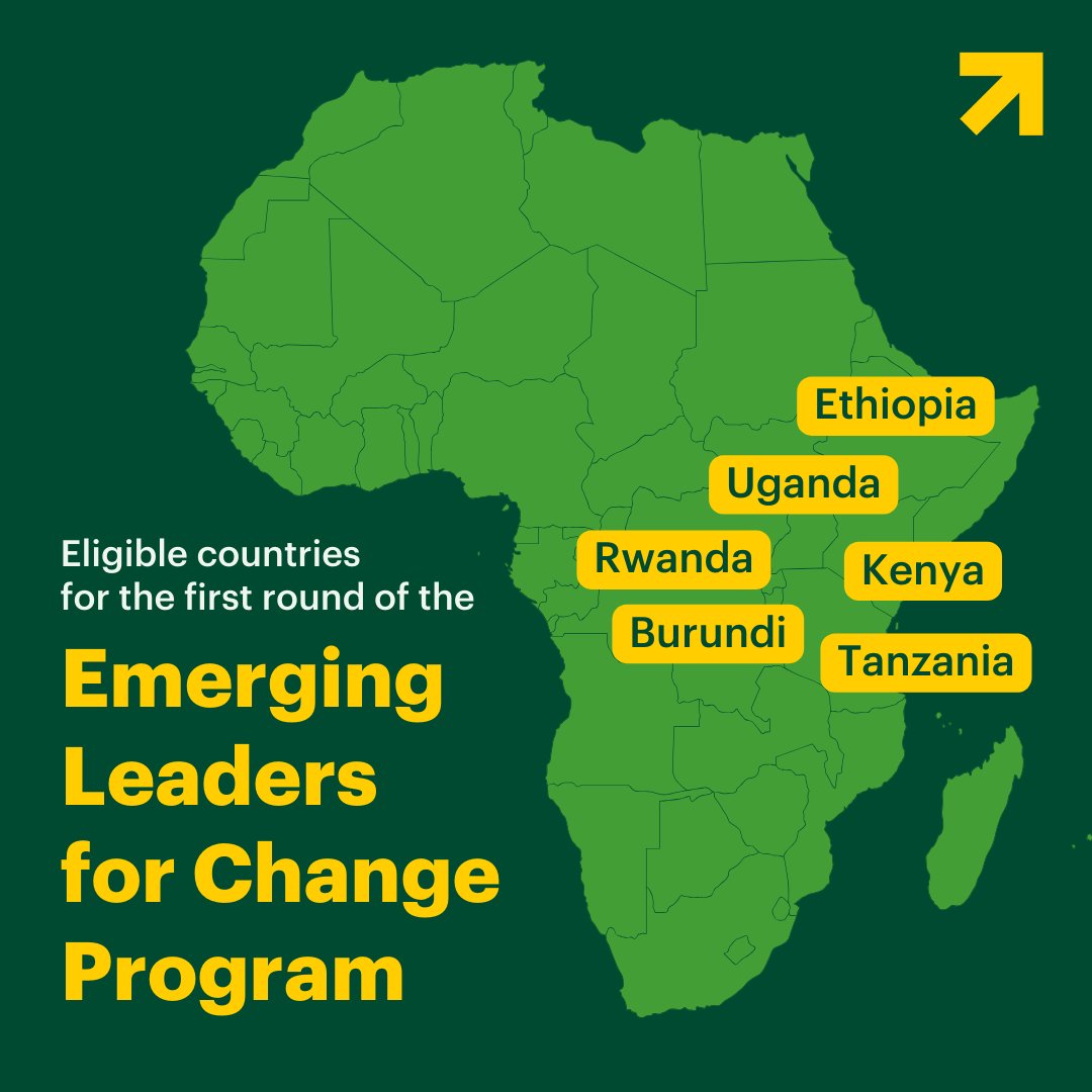 Exciting news 📰 for all #SRHR and/or #GenderEquality advocates in East Africa! Our upcoming Emerging Leaders Program will kick off in this region 🌍 Here is the list of eligible countries 👇 Stay tuned to find out when applications open 👀