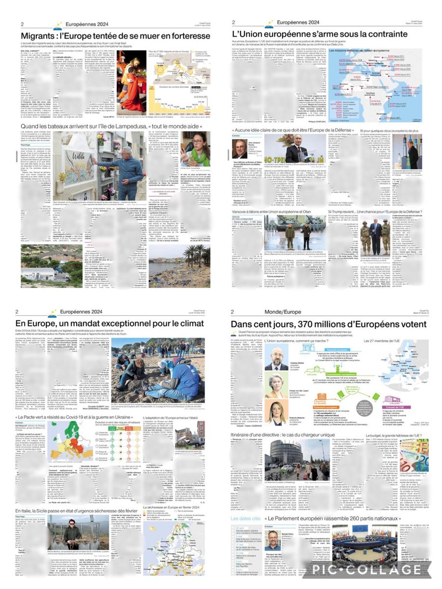 CyrilPetit's tweet photo. Les élections européennes, c'est une campagne électorale, oui. Mais ça doit aussi être l'occasion de parler d'Europe, des sujets de fond. Chaque semaine, @OuestFrance consacre une page - sans parler des contenus numériques - aux grands enjeux de l'UE.

https://t.co/xqUuMJwrCC https://t.co/ztNYN8zcvb