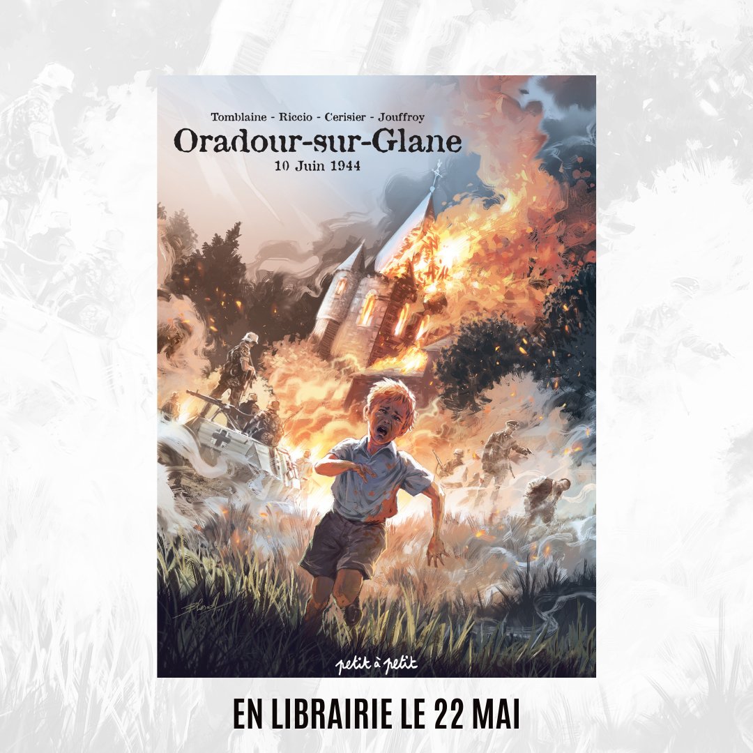 PETITAPETIT__'s tweet photo. [Prochainement en libraire]
 A l'occasion des 80 ans du massacre en Juin 2024 nous publions "Oradour-Sur-Glane 10 juin 1944".
 ➡ Plus d'informations : https://t.co/Wc2IsMXD9H
#BD #docuBD #oradoursurglane https://t.co/SLs1DNgk85