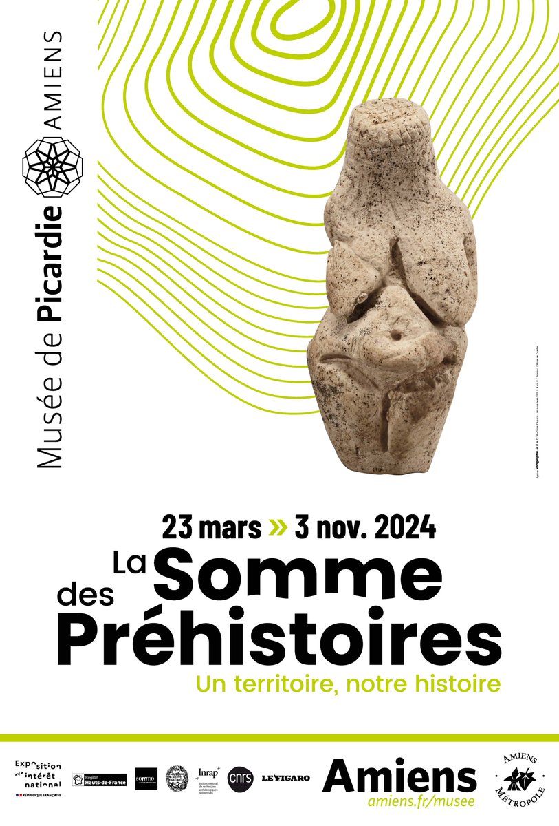 [#Exposition] « La Somme des Préhistoires » ouvre ses portes 🤗 ce 23 mars, au Musée de Picardie, en partenariat avec l’@Inrap, le @CNRS et le @Le_Museum Dix-huit sites archéologiques 🦣du département au cœur de l’exposition !