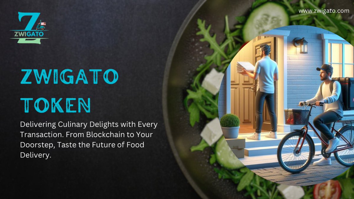 Indulge in a world of flavors with Zwigato Token – where every transaction brings you closer to culinary bliss. 

From ordering your favorite meals to having them delivered securely to your doorstep, Z Token revolutionizes the way you experience food delivery. 
Savor the