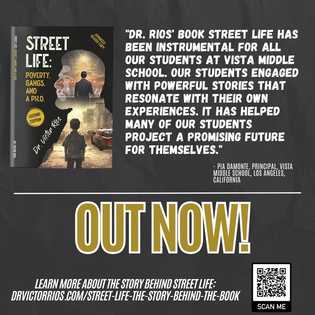 There's power in seeing ourselves reflected in stories that #transform! Empower change by viewing the journey through your students' eyes. 'Street Life: Second Edition' is now available on Amazon🙌🏽 scholarsystem.org/streetlife/ #Edchat #InclusionMatters #EquityEducation