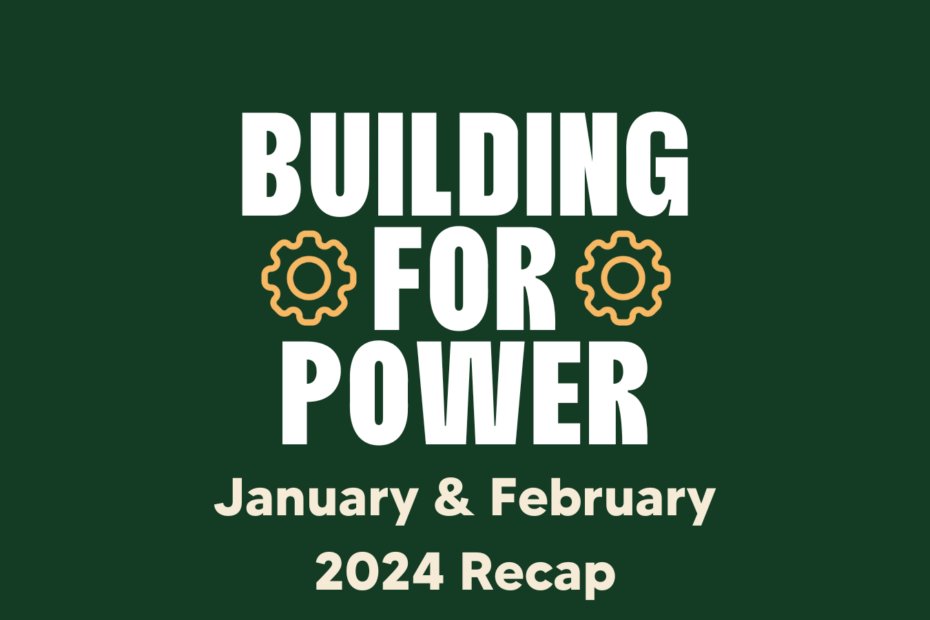 January and February were the Months of Training here at the GND Campaign Commission! Part of our mandate is to train, coach, and workshop strategic campaigns oriented around our Building for Power principles. Here's how we're doing so far this year🧵