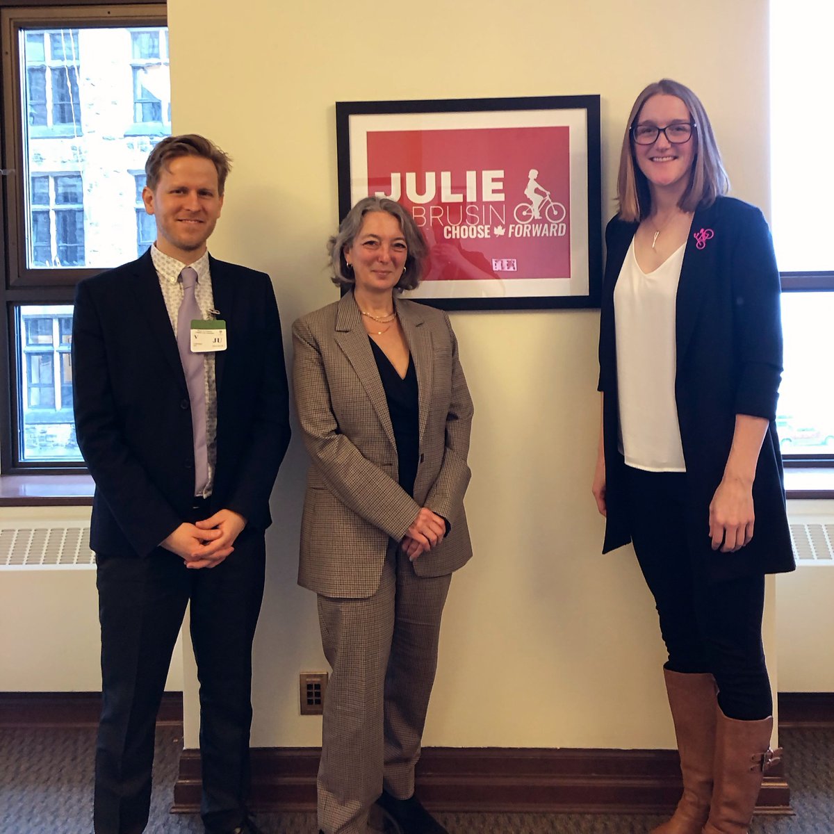 Vélo Canada Bikes (@canada_bikes) on Twitter photo Thank you Parliamentary Secretary <a href="/juliedabrusin/">Julie Dabrusin</a> for taking the time to meet with representatives from Vélo Canada Bikes to discuss the importance of increased funding for safe, connected cycling infrastructure in the upcoming Permanent Public Transit Fund. Thank you Parliamentary Secretary <a href="/juliedabrusin/">Julie Dabrusin</a> for taking the time to meet with representatives from Vélo Canada Bikes to discuss the importance of increased funding for safe, connected cycling infrastructure in the upcoming Permanent Public Transit Fund.