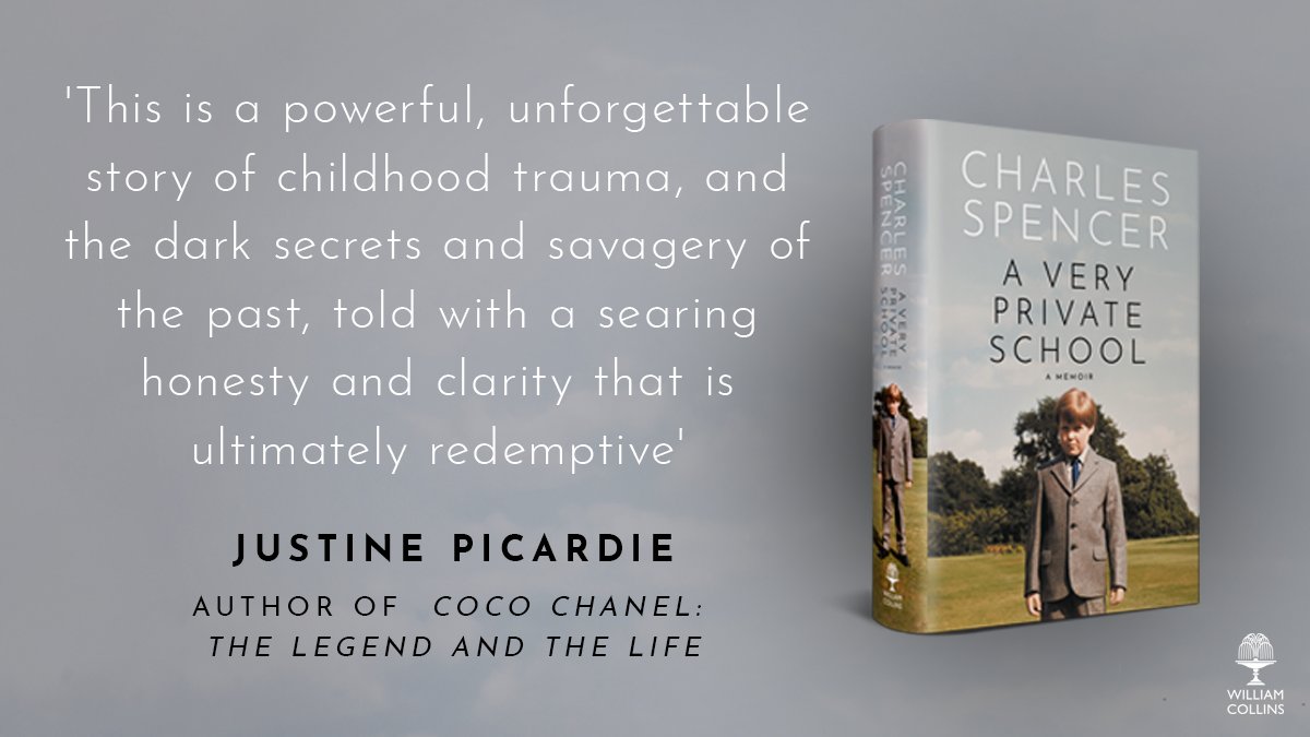 A VERY PRIVATE SCHOOL by @cspencer1508 offers a clear-eyed, firsthand account of a culture of cruelty at the boarding school Spencer attended in his youth and provides important insights into an antiquated system. 'Powerful, unforgettable' Justin Picardie Out now! 🩶