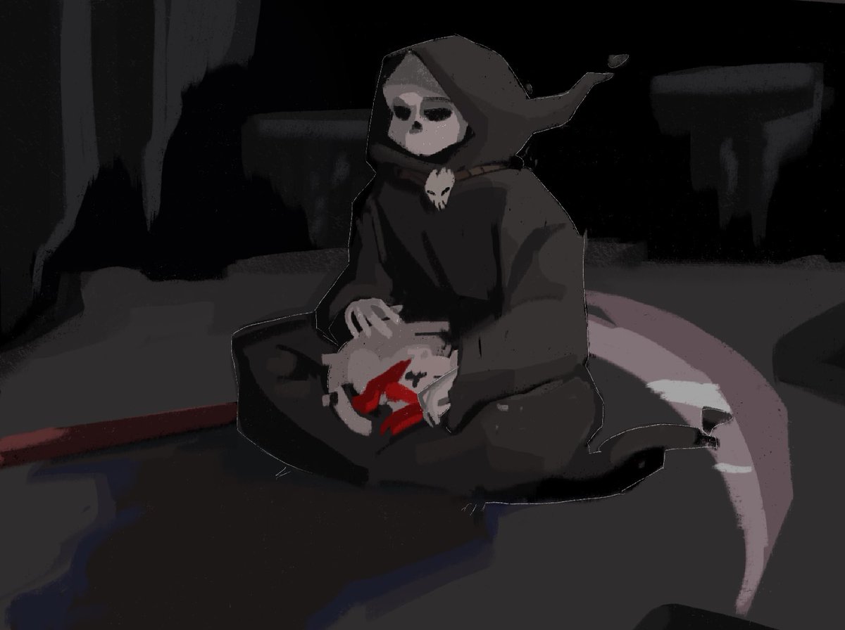 Tea93278221's tweet photo. #sans #aftertale  #afterdeath
 #genoxreaper

cats need attention :(((( https://t.co/BL4Z2MzKTk