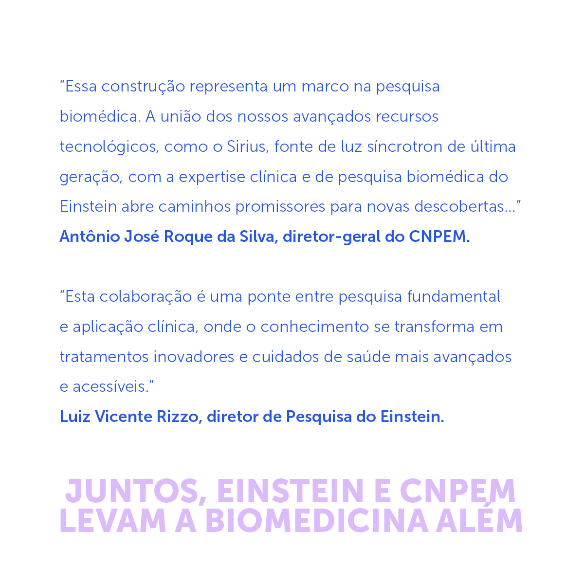 🤝 Einstein e CNPEM firmam cooperação em pesquisa, ensino e inovação na área biomédica. A colaboração envolve intercâmbio de pesquisadores e compartilhamento de competências e infraestruturas para novos projetos. 🔗 cnpem.br/einstein-e-cnp… #Saude #CooperaçãoCientífica #MCTI