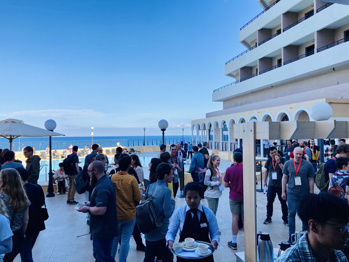 #EACL2024 is a big pool party with amazing food and talks in between. 🇲🇹