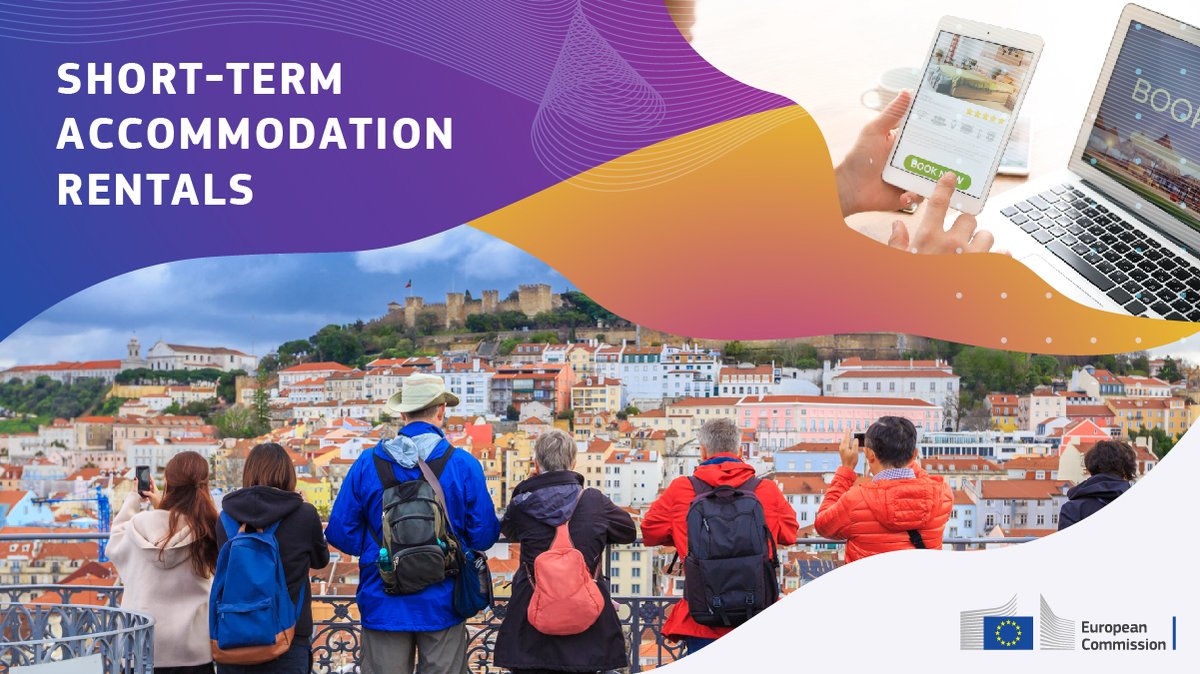 We welcome this milestone on #ShortTermRentals 🏠 

🛄 More data and transparency from online accommodation platforms, plus an easy-to-use registration system  📋  will boost the digital transition and sustainability of #EUTourism  🏖️