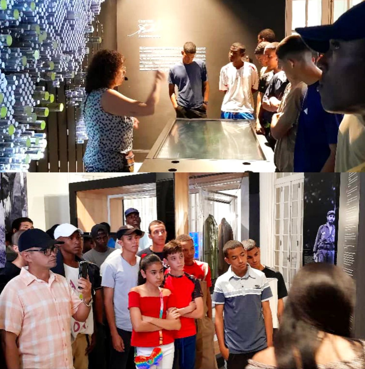 ⭕| La visita al Centro Fidel Castro Ruz es un momento de aprendizaje y crecimiento para los jóvenes en servicio militar. Allí, se sumergen en la historia y valores revolucionarios, elevando su cultura general e inspirándose en el legado de un líder eterno.  #GenteQueSuma🇨🇺
