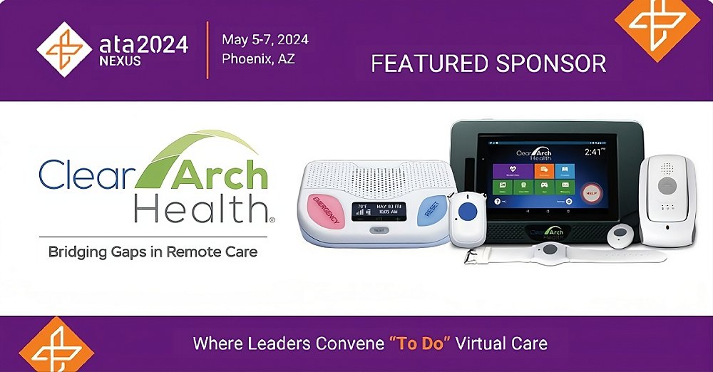 ClearArchHealth's tweet photo. Clear Arch Health is excited to be a featured sponsor for the 2024 annual conference of the @AmericanTelemed, #ATANexus. 
It is THE #telehealth and #virtualhealthcare event of the season! Visit https://t.co/vRpZ9J9k1n #virtualcare https://t.co/gNr4Yvigcd