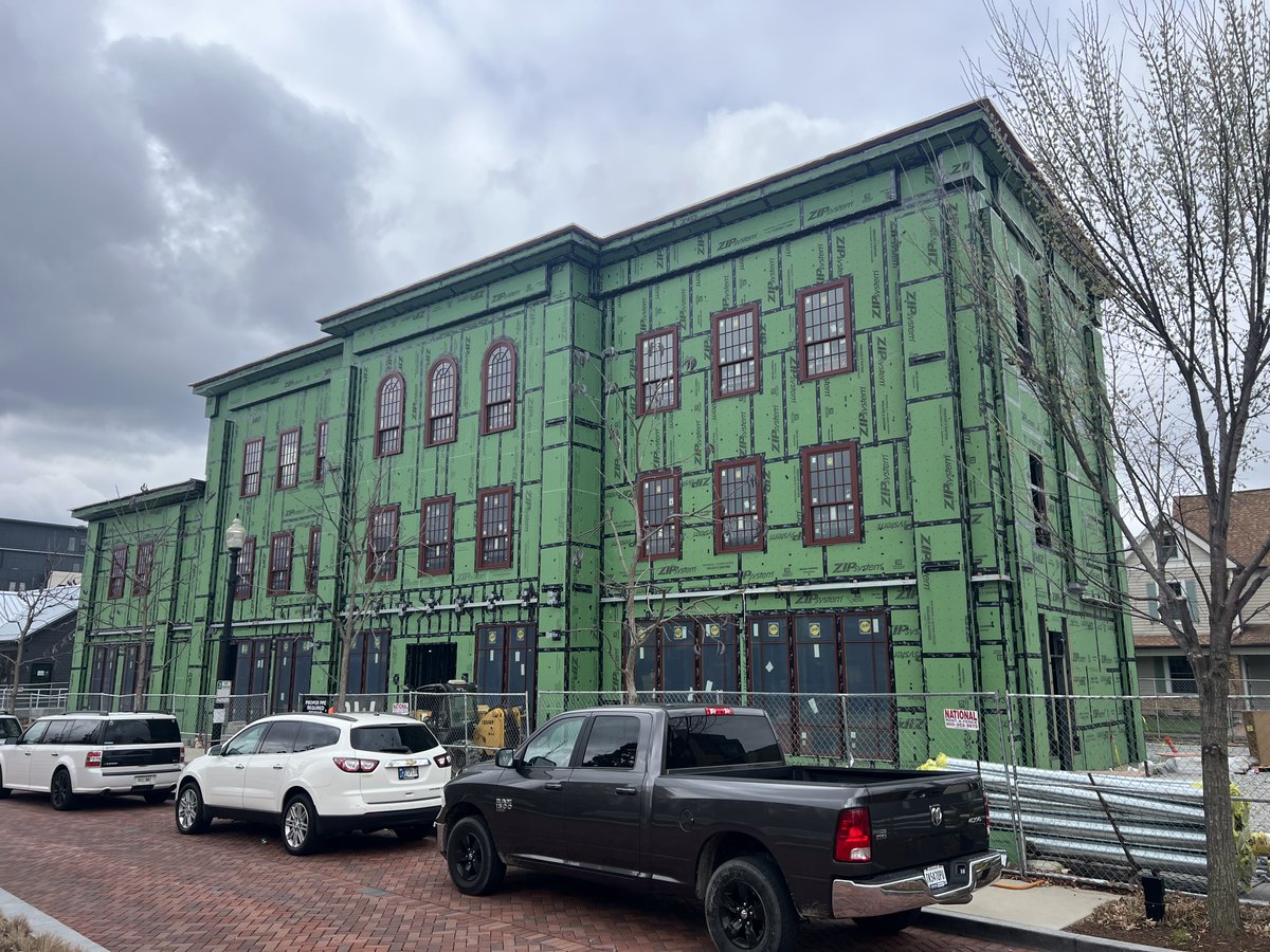 ☘️The new Carmel Clay History Museum was showing some "green" yesterday for St. Patrick's Day! ☘️