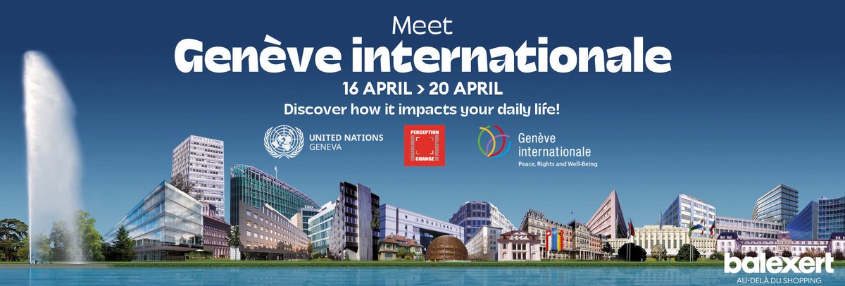 📢Save the date!
🗓️From 16 to 20 April, join us for a unique #OpenHouseBalexert event, which will showcase the impactful work of @UN and other international organizations in Geneva
🔎Let's explore global initiatives together!
🔗buff.ly/3IxaC59
#InternationalGenevaExpo