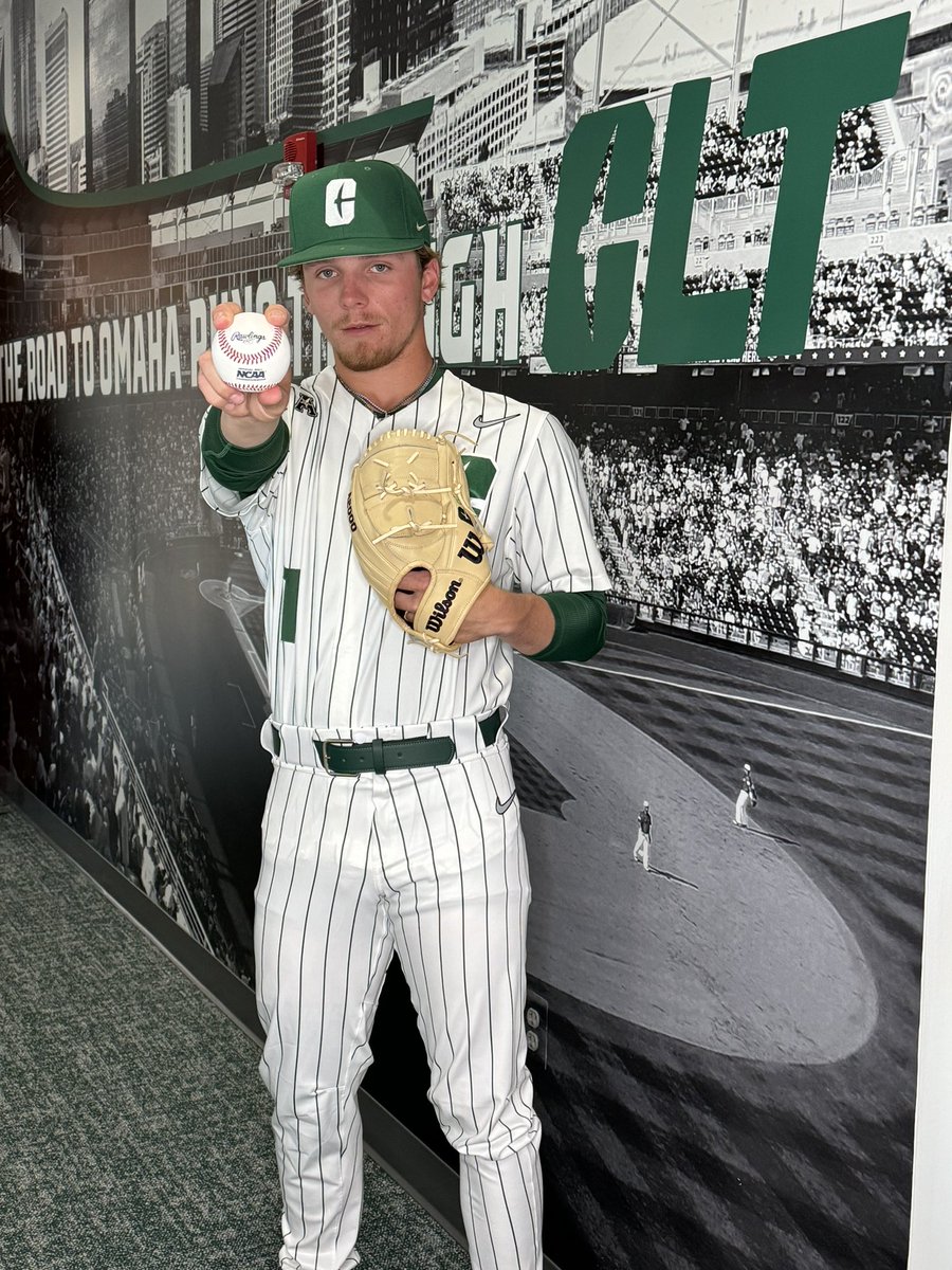 All glory to God!! Excited to announce my commitment to @CharlotteBSB. I’m extremely thankful for everyone that has helped me get here.