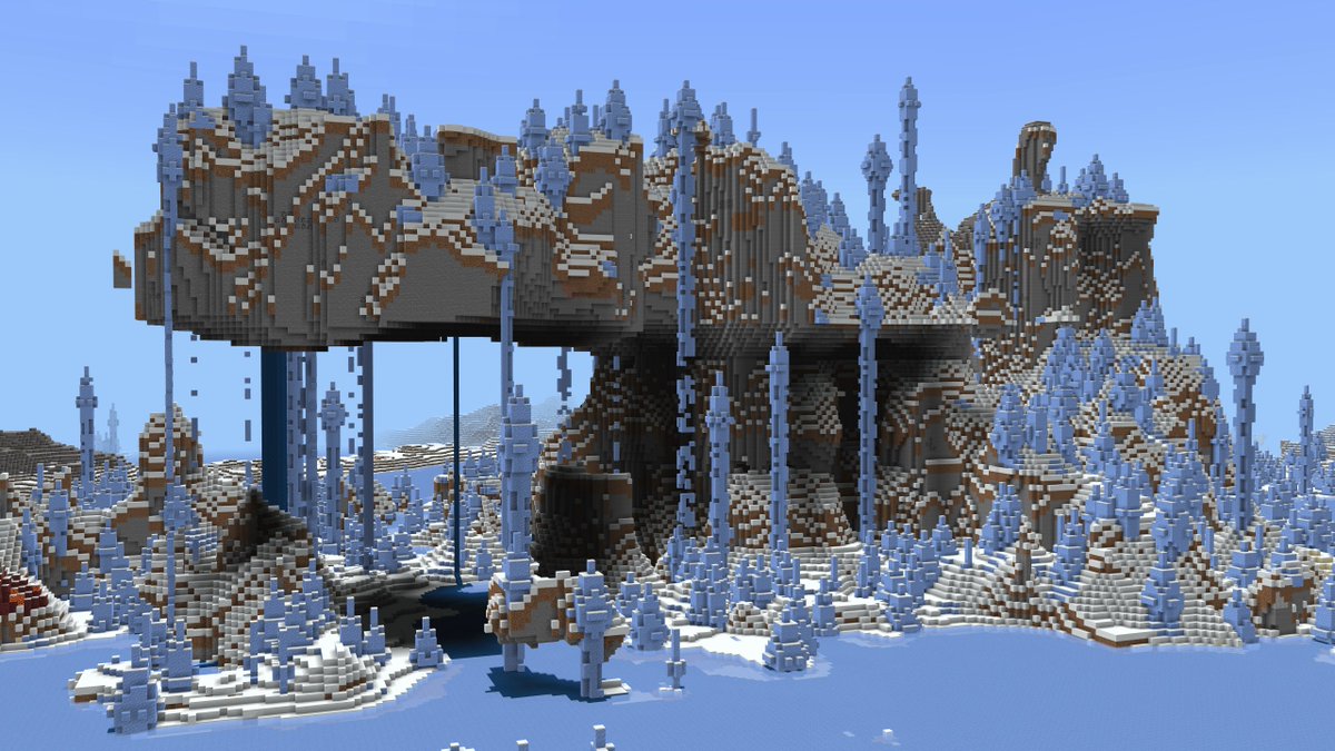 Minecraft Ice Spikes Biome