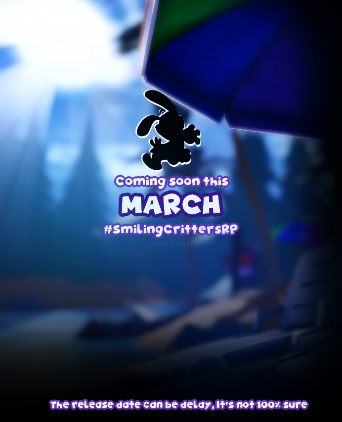 unsurprise0's tweet photo. It's comingπ°π
#SmilingCrittersRP #Roblox #HoppyHopscotch https://t.co/5nxRdeApgw