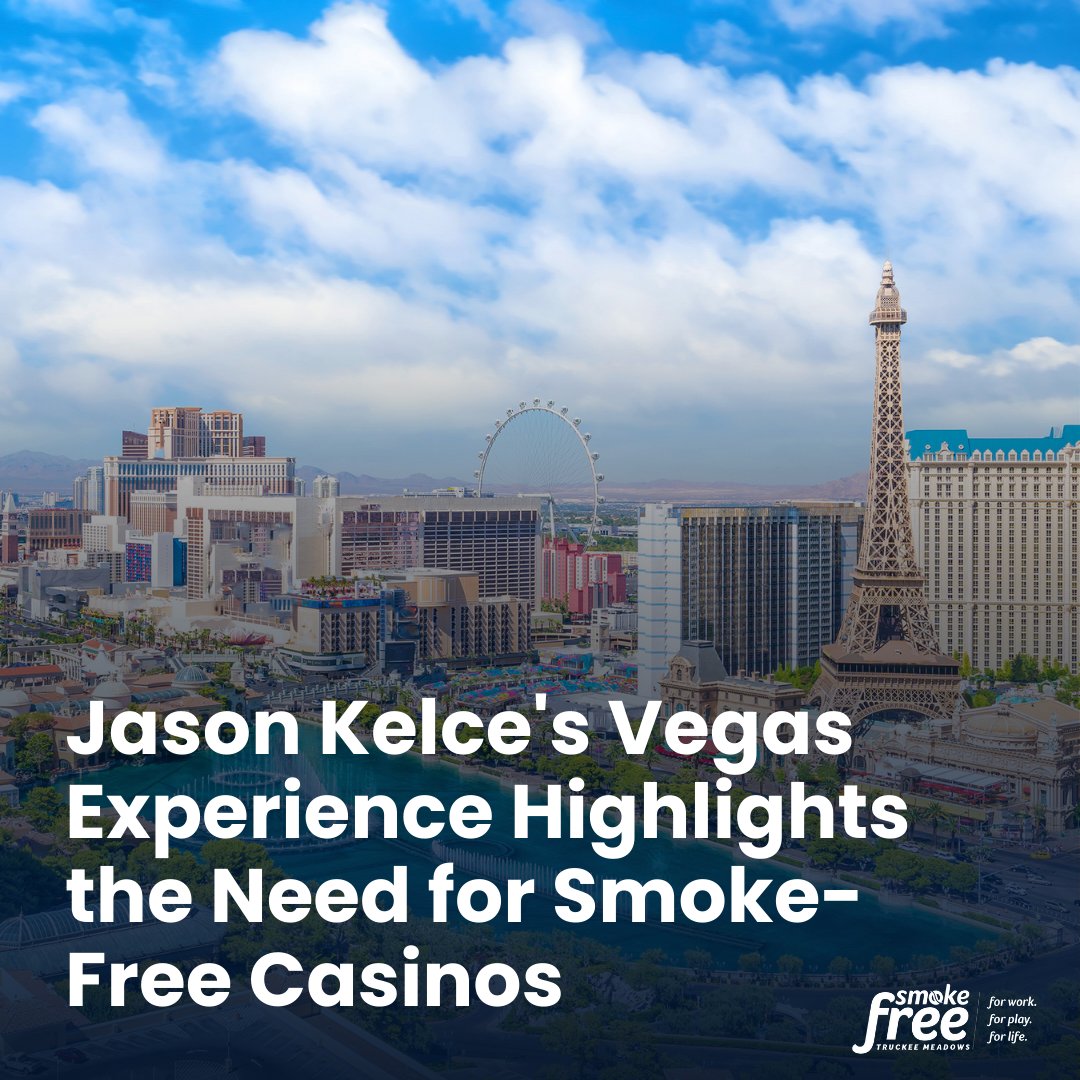 SmokeFree_TM's tweet image. Despite not smoking, Jason Kelce suffered a hoarse cough from constant exposure to cigarette smoke in casinos. Advocate Cynthia Hallett, highlighted the risks faced by both athletes and casino workers, calling for an end to indoor smoking in casinos. brnw.ch/21wHYLJ