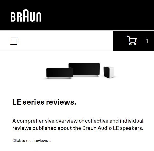 Curious about what others say? Check out all expert opinions on our reviews page now!

Link to page: braun-audio.com/en-GB/reviews