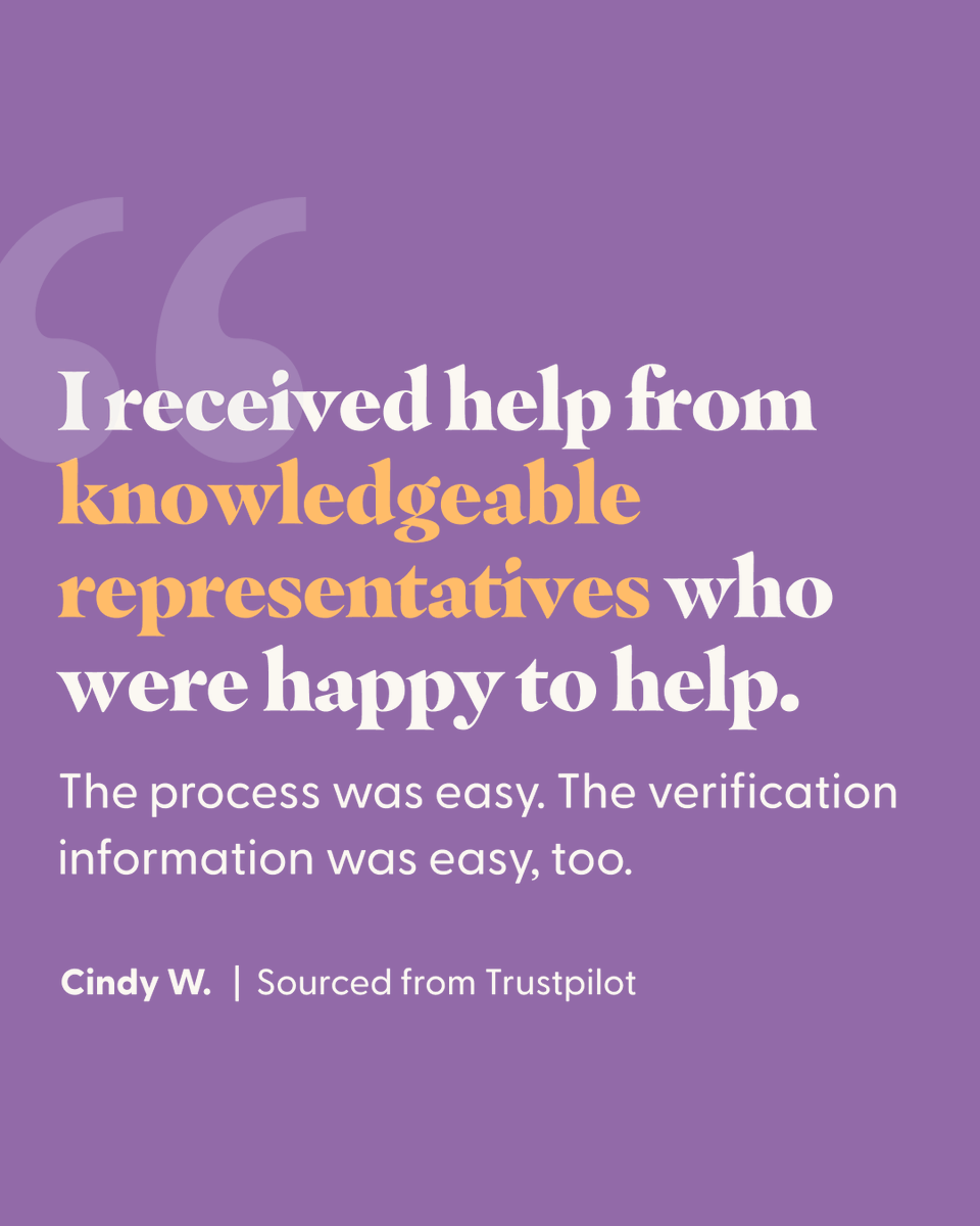 Grateful for Cindy's kind words—your positive experience shines a light on the ease and support we strive to offer everyone. 💙