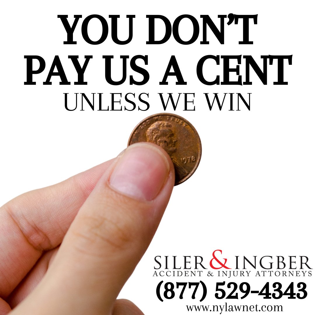 Injured? Call (877) 529-4343 and speak to one of our Attorneys.

#sileringber #superlawyer #caraccidentattorney
#accident #accidentattorney #carwreck #caraccident #newyorklawyer #newyorkautoaccident #personalinjury #personalinjuryattorney #abogados