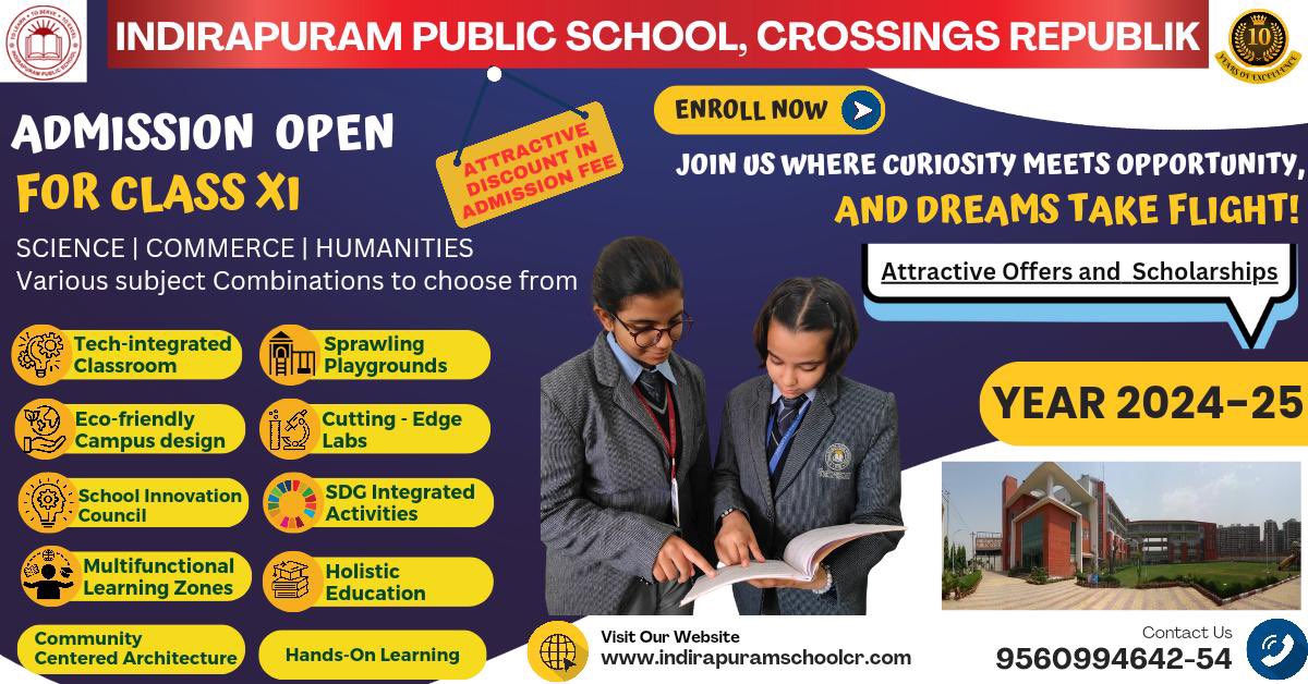 We are thrilled to announce that admissions are now open for the upcoming academic year 2024-25 at #IPSCR. If you’re seeking a nurturing and enriching educational experience for your child, look no further!
Visit us at indirapuramschoolcr.com
<a href="/IprmGrp/">Indirapuram Group of Institutions</a>