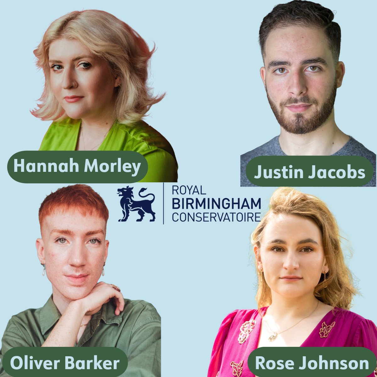Less than a week until these outstanding soloists from Royal Birmingham Conservatoire will be performing as part of Vocalise for Festival of Sound 2024 Come hear some incredible performances at the beautiful St George's Bristol. go.uwe.ac.uk/festivalofsound @BirmCons