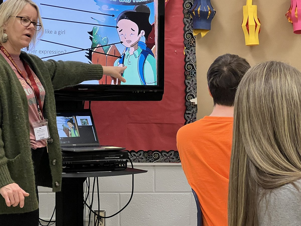 Love that our <a href="/FCS_AdaptiveArt/">FCS_AdaptiveArt</a> teacher Ms. Lobaugh is pulling in this month’s book from <a href="/TeachTown/">TeachTown</a> to incorporate into her lesson plans. Looking forward to seeing all the Hannah puppets! <a href="/FCS_SEC/">FCS SEC</a>