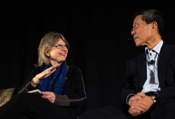 mit_dmse's tweet photo. At the MIT Energy Conference, @DMSE’s Yet-Ming Chiang and MIT President Sally Kornbluth discussed the Climate Project, an effort to solve critical problems. “Projects should be very high risk, with very high impact,” Chiang said. https://t.co/YgHyoQOgTK https://t.co/HryqhmdYW9