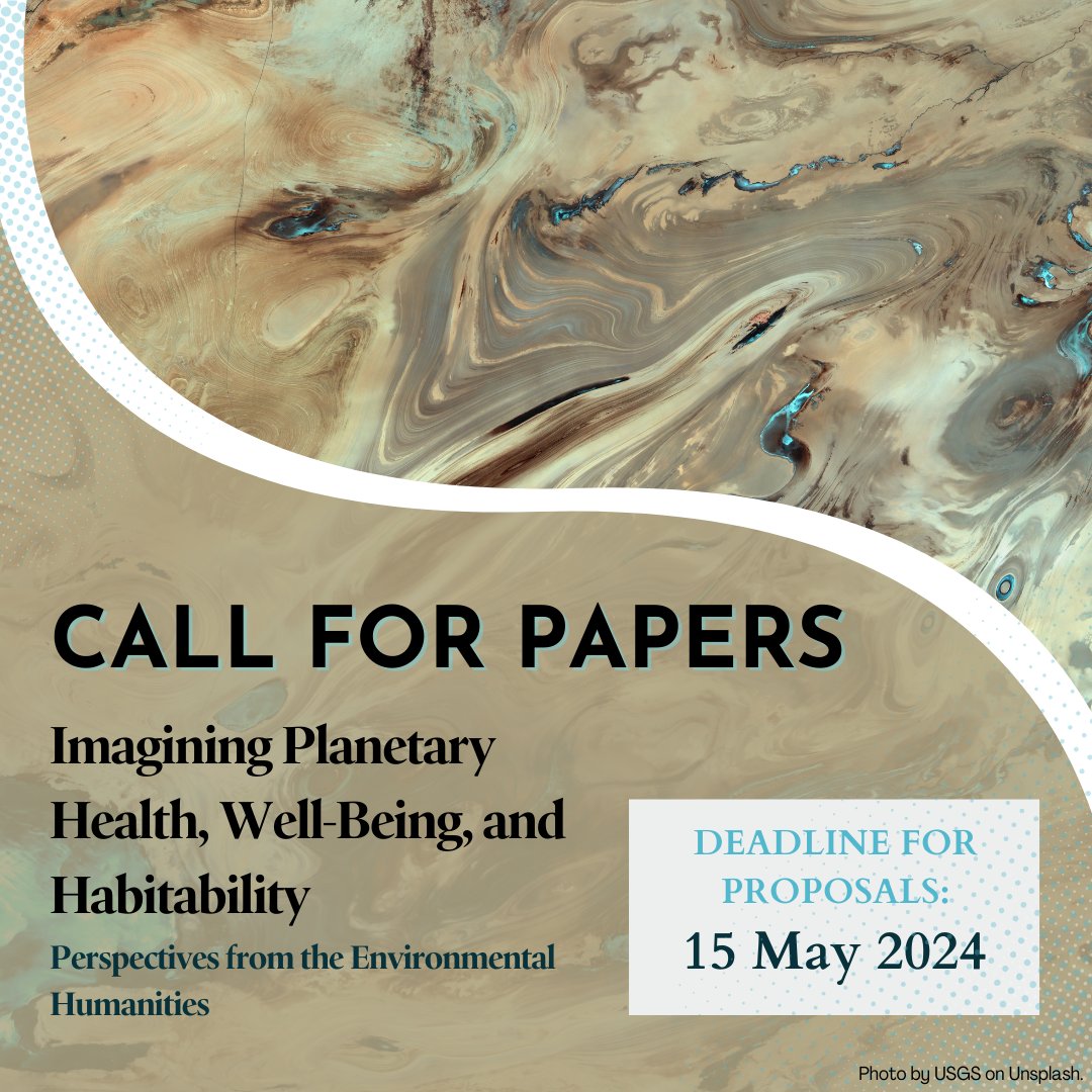 Rachel Carson Center (@carsoncenter) on Twitter photo The RCC is organizing a #workshop on "#Imagining #Planetary #Health, Well-Being, and #Habitalibilty: Perspectives from the Environmental Humanities" in October 2024 and the #cfp has just opened!
Read the full call here: carsoncenter.uni-muenchen.de/news/news_even….
#rccnews #envhum #opencall The RCC is organizing a #workshop on "#Imagining #Planetary #Health, Well-Being, and #Habitalibilty: Perspectives from the Environmental Humanities" in October 2024 and the #cfp has just opened!
Read the full call here: carsoncenter.uni-muenchen.de/news/news_even….
#rccnews #envhum #opencall