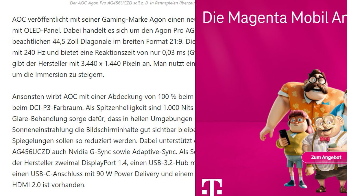 Hi <a href="/CaschysBlog/">CaschysBlog</a>  <a href="/caschy/">caschy</a> kein Ding, wenn die Werbung den Content verdeckt, aber ohne Schließen-Button kann man eure Seite nicht lesen