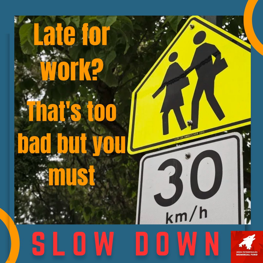 Please slow down in school zones. 

Leave extra time before work, school or appointments.

#protectchildren #slowdownforschoolzones #playgroundzones #roadsafety
