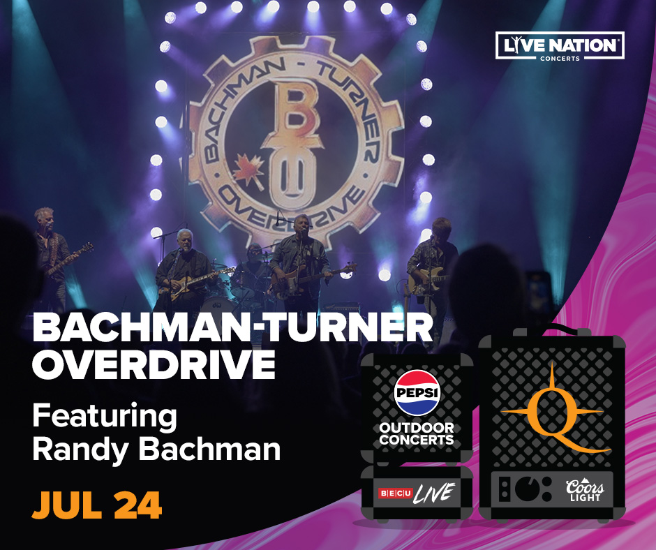 You ain't seen nothin' yet 🎶 Bachman-Turner Overdrive featuring Randy Bachman Date: Wed, Jul 24 | 8pm Camas & App Presale: Thu, Mar 21 | 10am On Sale: Fri, Mar 22 | 10am